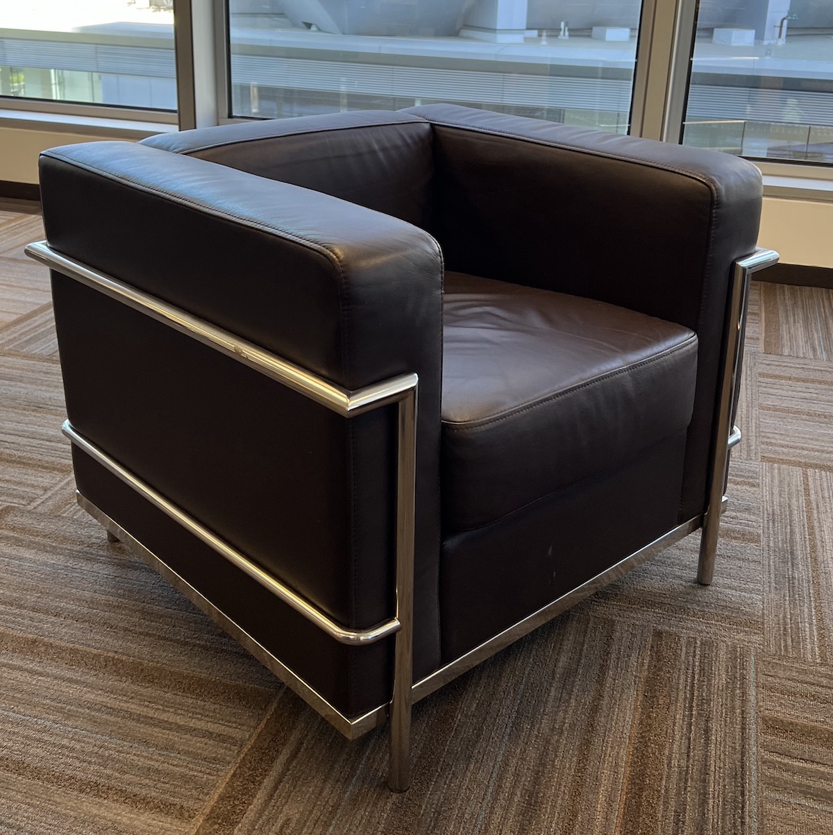 Hotel Surplus Le Corbusier Leather Lounge Chair